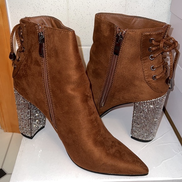 Rhinestone Booties - Picture 3 of 5